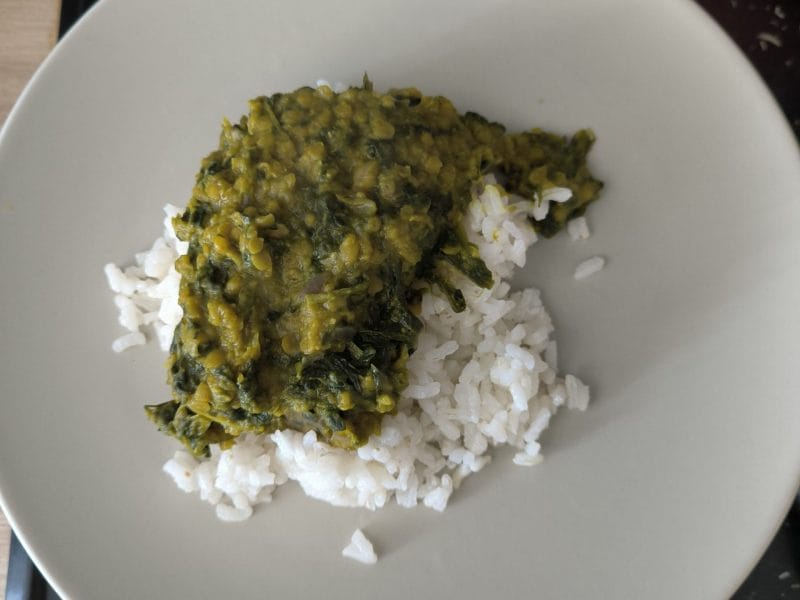 Cliquez pour zoomer ! Dhal d’épinards et de lentilles corail Thermomix par jennifer_251