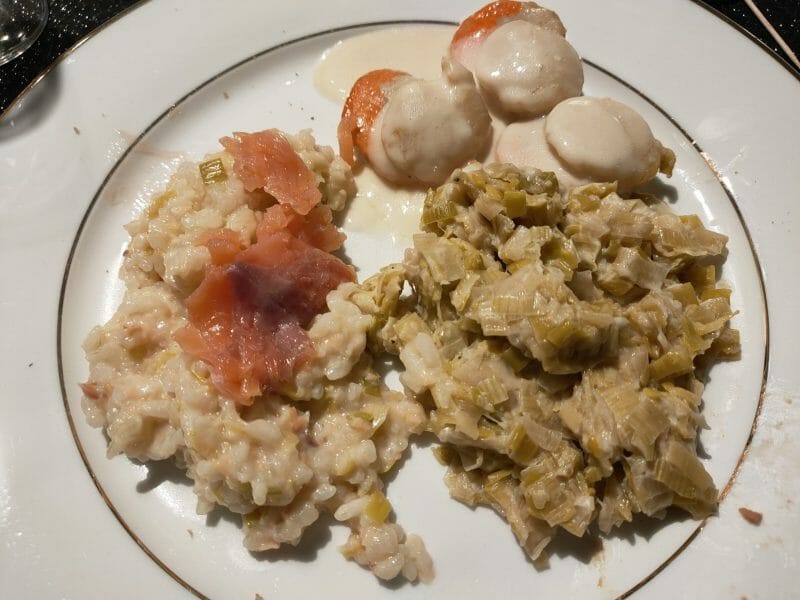 Cliquez pour zoomer ! Risotto poireaux et saumon fumé Thermomix par Bénédicte