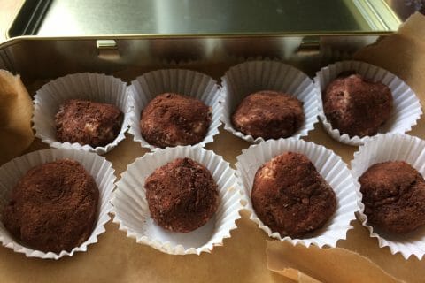 Cliquez pour zoomer ! Truffes au tiramisu au Thermomix