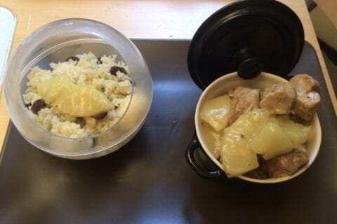 Cliquez pour zoomer ! Filet mignon de porc à l’ananas au Thermomix