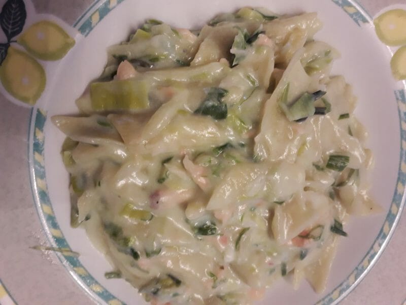 Cliquez pour zoomer ! One pot pasta – épinards et saumon fumé Thermomix par flounche