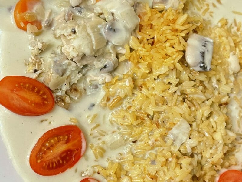 Cliquez pour zoomer ! Blanquette de dinde au bleu d’auvergne Thermomix par charlotte_303