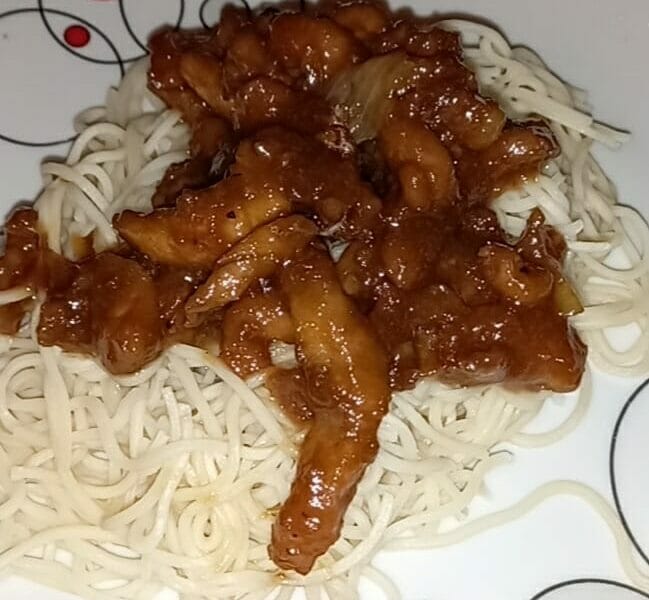 Cliquez pour zoomer ! Porc au caramel Thermomix par cycy16