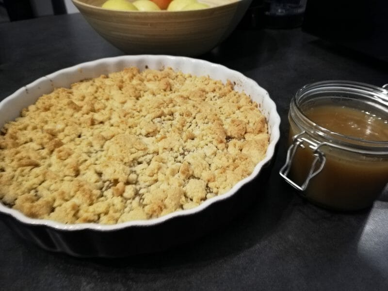 Cliquez pour zoomer ! Crumble aux Pommes Thermomix par mariec07
