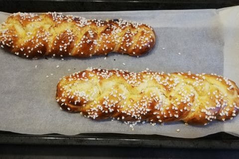 Cliquez pour zoomer ! Brioche tressée à la mie filante Thermomix par mariec07