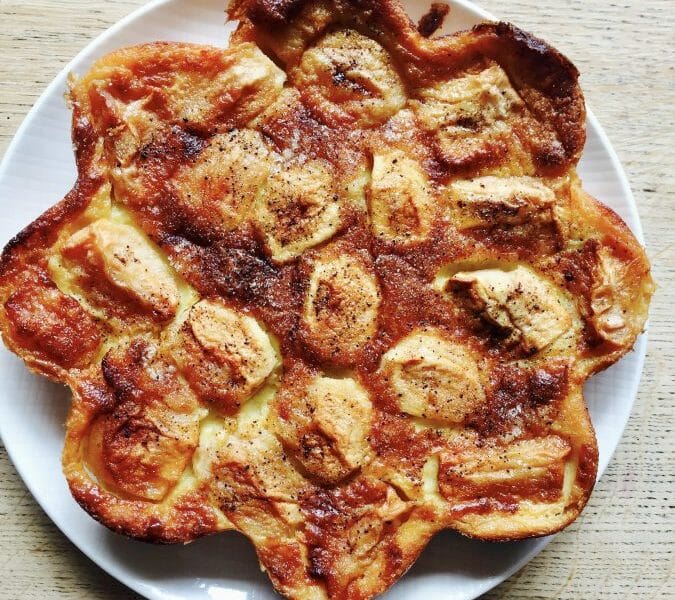Flognarde aux pommes au Thermomix - Cookomix