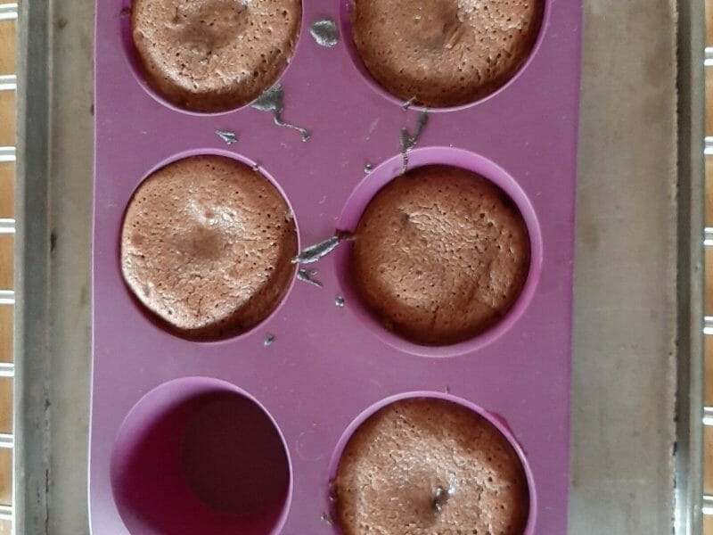 Cliquez pour zoomer ! Moelleux au chocolat cœur fondant Thermomix par kiki63500