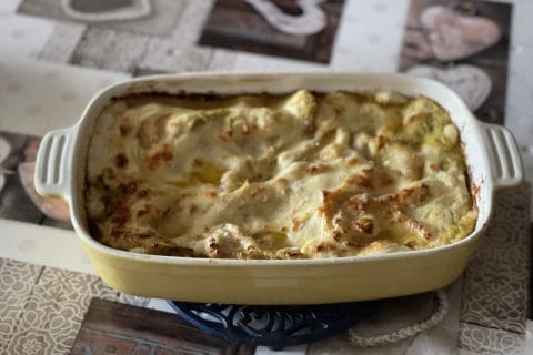 Cliquez pour zoomer ! Lasagnes au saumon et poireaux Thermomix par agilons57