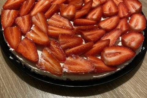 Cliquez pour zoomer ! Tarte aux fraises sans cuisson Thermomix par stoule1910