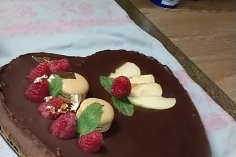 Cliquez pour zoomer ! Bavarois aux framboises Thermomix par angelique_313