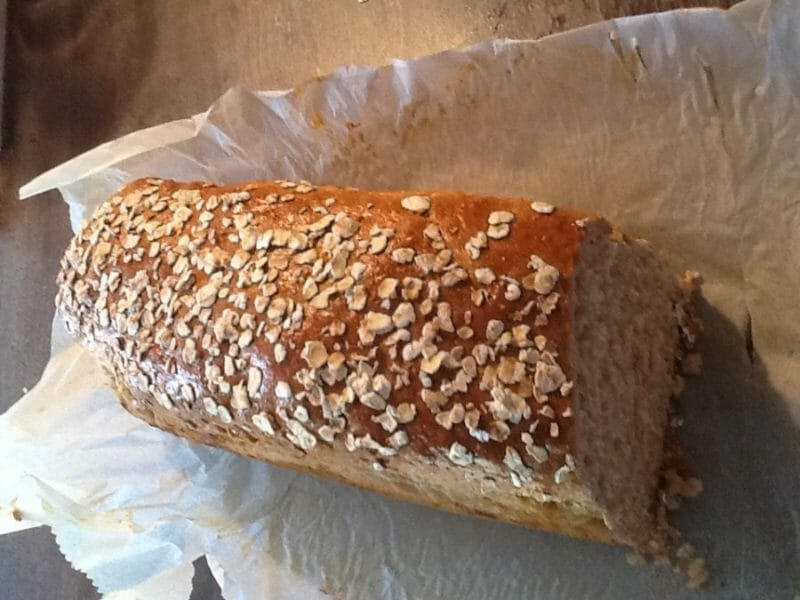 Cliquez pour zoomer ! Pain aux flocons d’avoine et au miel Thermomix par Bridget81