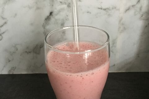 Cliquez pour zoomer ! Milkshake fraise banane Thermomix par titililou91
