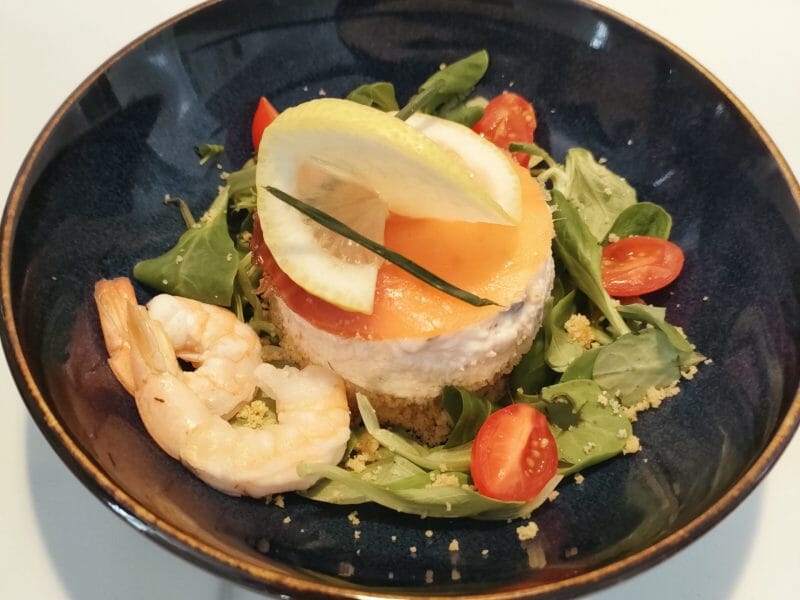 Cliquez pour zoomer ! Cheesecake au saumon sans cuisson Thermomix par Clem72