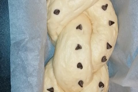 Cliquez pour zoomer ! Brioche tressée à la mie filante Thermomix par Ilouf