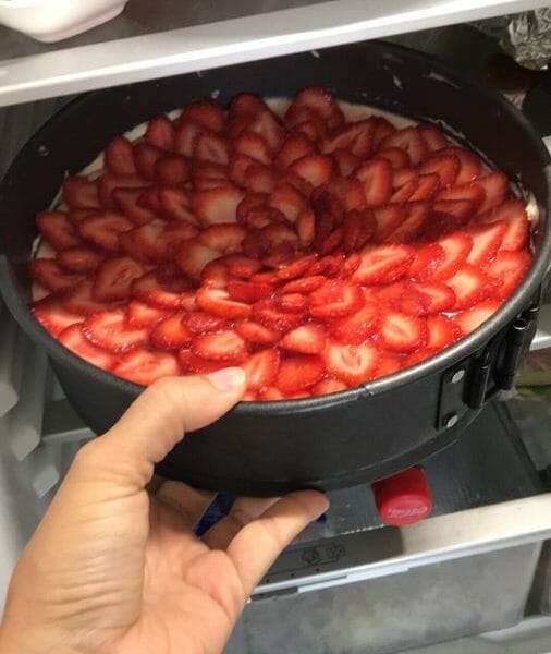 Cliquez pour zoomer ! Tarte aux fraises sans cuisson Thermomix par Juliebrl