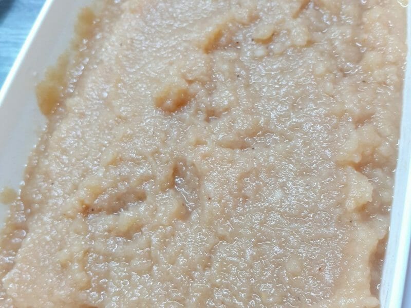 Cliquez pour zoomer ! Compote de pommes, bananes et miel Thermomix par nath26800