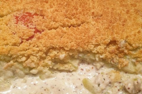 Cliquez pour zoomer ! Crumble poulet, courgettes et parmesan Thermomix par jugui6