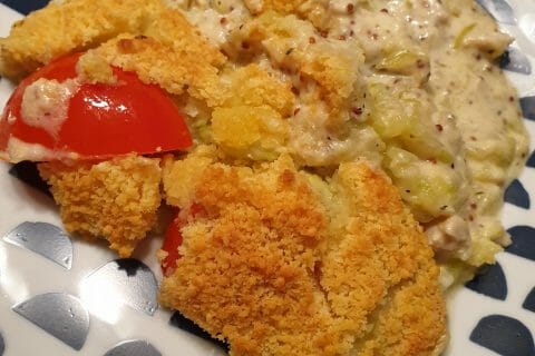 Cliquez pour zoomer ! Crumble poulet, courgettes et parmesan Thermomix par jugui6