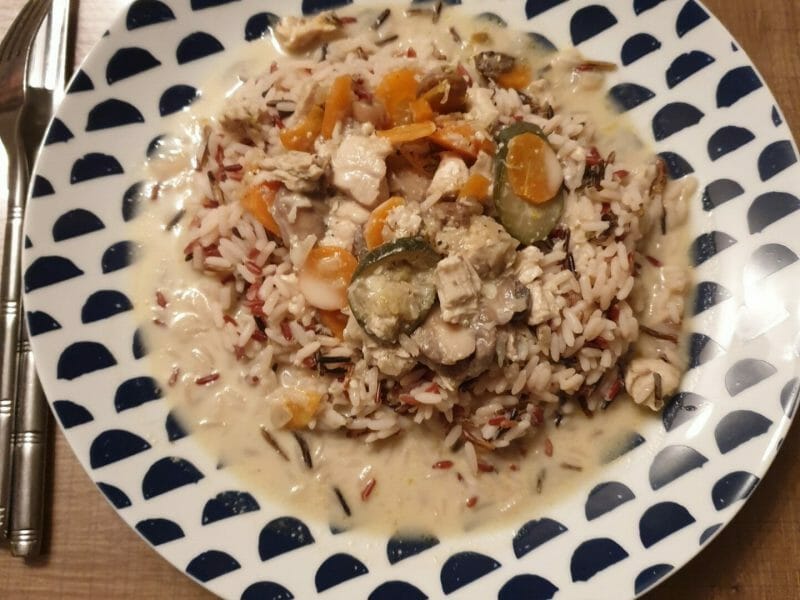 Cliquez pour zoomer ! Blanquette de dinde au bleu d’auvergne Thermomix par jugui6