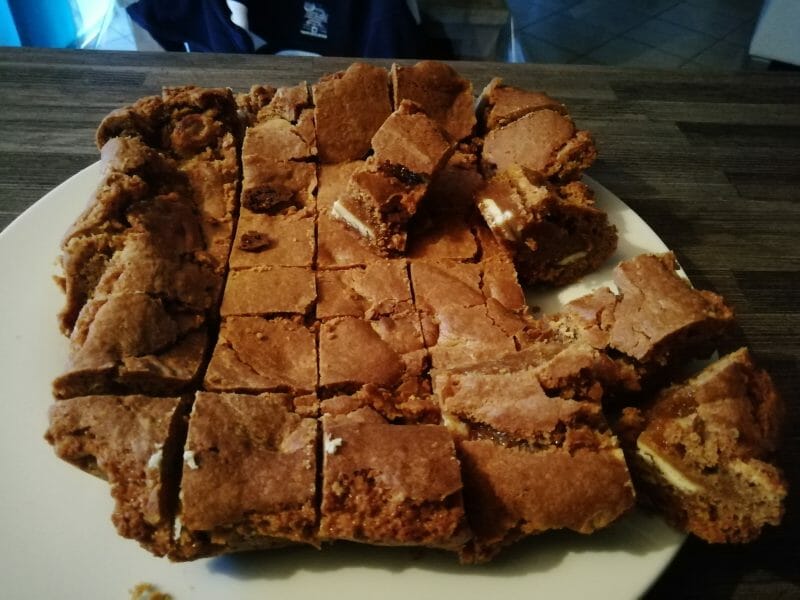 Cliquez pour zoomer ! Carrés spéculoos et chocolat blanc Thermomix par janelle2006