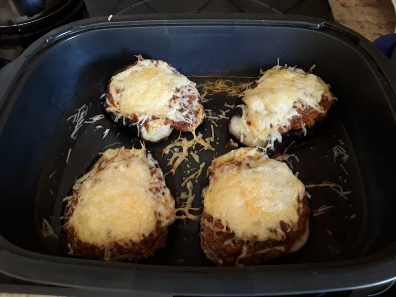 Cliquez pour zoomer ! Aubergines farcies à la viande hachée Thermomix par karine1302