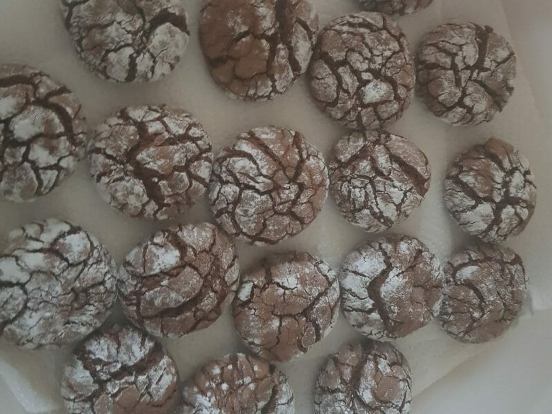 Cliquez pour zoomer ! Craquelés au chocolat Thermomix par patounette0112
