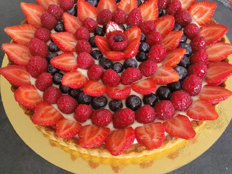 Cliquez pour zoomer ! Tarte aux fraises Thermomix par imene_13