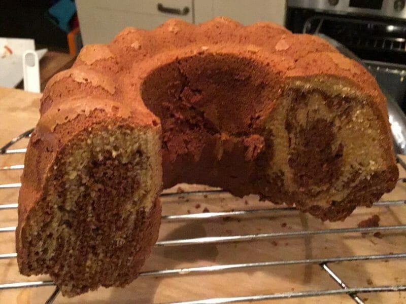 Cliquez pour zoomer ! Gâteau zébré Thermomix par CBOU