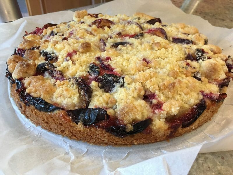 Cliquez pour zoomer ! Crumb cake aux prunes Thermomix par julie_711