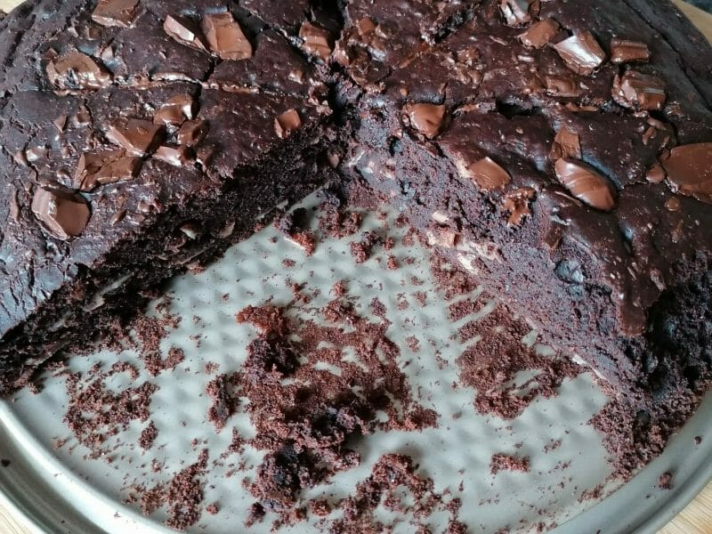 Brownie Magique Aux Haricots Rouges Au Thermomix Cookomix