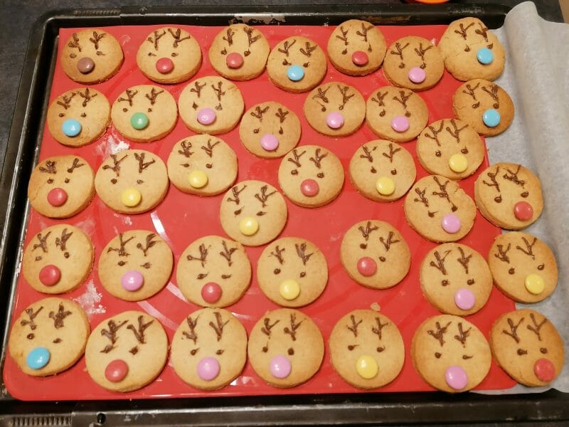 Cliquez pour zoomer ! Sablés rennes de Noël Thermomix par elouze