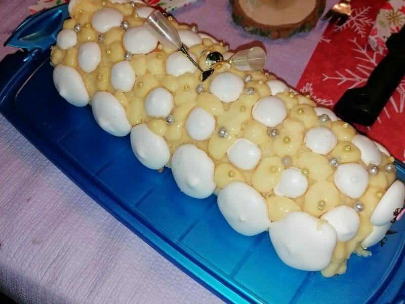 Cliquez pour zoomer ! Bûche au citron meringuée Thermomix par elouze