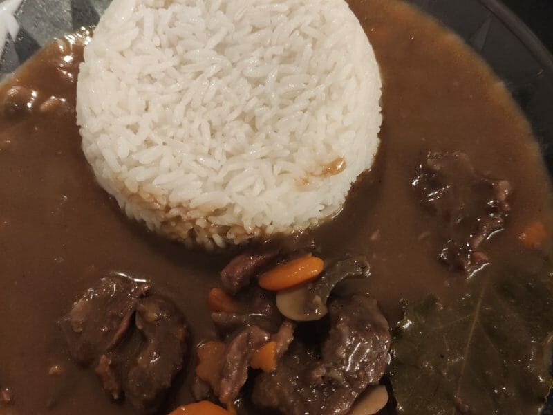 Cliquez pour zoomer ! Boeuf bourguignon Thermomix par Laya