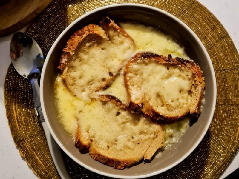 Cliquez pour zoomer ! Soupe de poireaux gratinée Thermomix par Laya