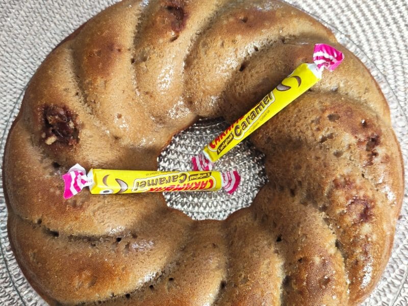 Cliquez pour zoomer ! Cake aux carambars Thermomix par Laya