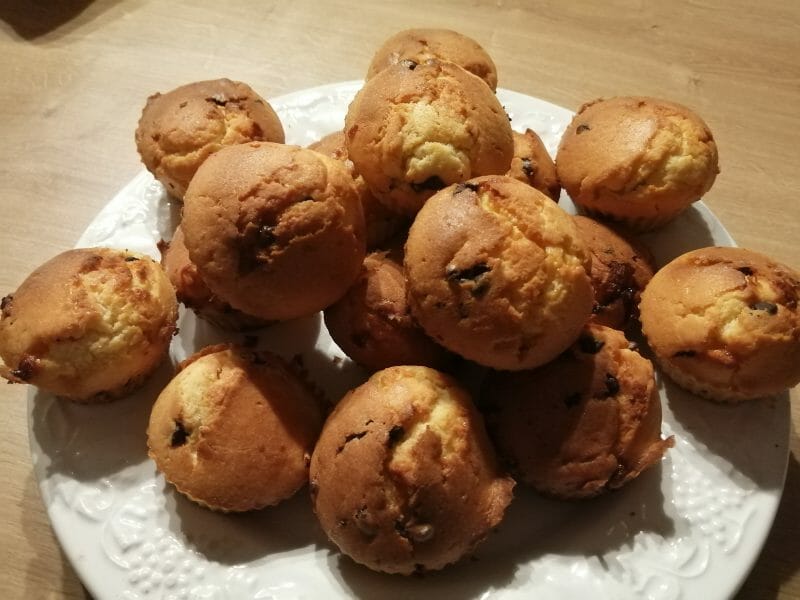 Cliquez pour zoomer ! Muffins aux pépites de chocolat Thermomix par debibio