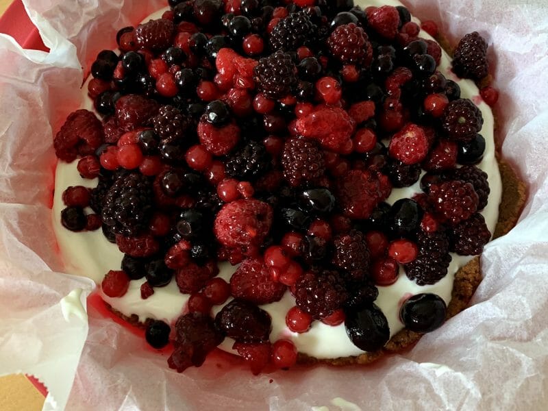 Cliquez pour zoomer ! Tarte aux fraises sans cuisson Thermomix par Raphaelle85