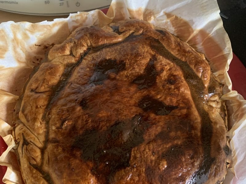 Cliquez pour zoomer ! Tourte aux poireaux et au saumon fumé Thermomix par Raphaelle85