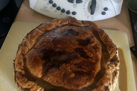 Cliquez pour zoomer ! Tourte aux poireaux et au saumon fumé Thermomix par Raphaelle85