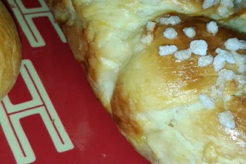Cliquez pour zoomer ! Brioche tressée à la mie filante Thermomix par jiji36