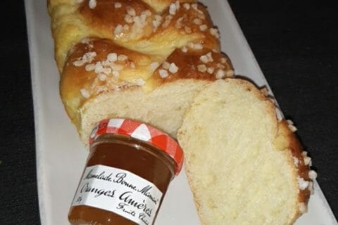 Cliquez pour zoomer ! Brioche tressée à la mie filante Thermomix par jiji36