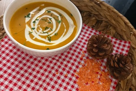 Cliquez pour zoomer ! Velouté de lentilles corail Thermomix par jiji36