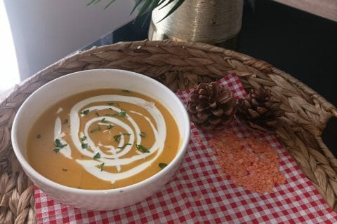 Cliquez pour zoomer ! Velouté de lentilles corail Thermomix par jiji36