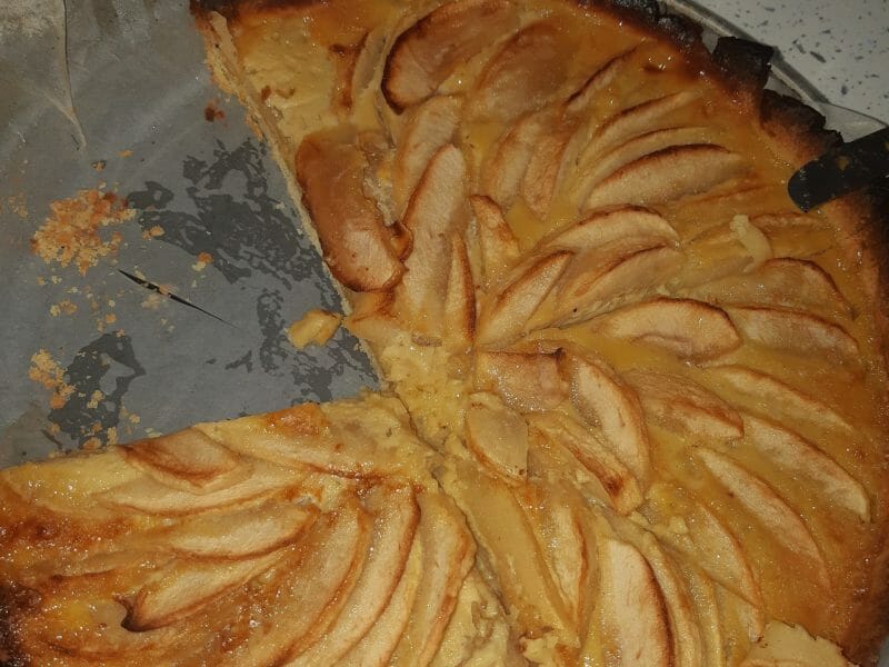 Cliquez pour zoomer ! Tarte aux pommes alsacienne Thermomix par leecya