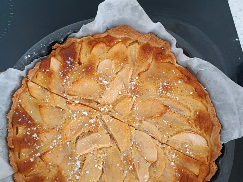Cliquez pour zoomer ! Tarte normande aux pommes Thermomix par leecya