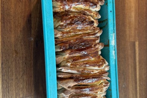 Cliquez pour zoomer ! Brioche à effeuiller à la cannelle Thermomix par moi134