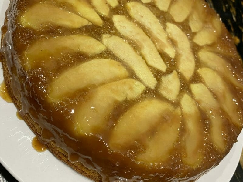 Cliquez pour zoomer ! Gâteau renversé aux pommes caramélisées Thermomix par lolli_1