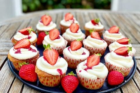 Cliquez pour zoomer ! Cupcakes à la framboise Thermomix par SarahSmct