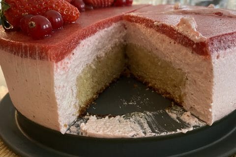 Cliquez pour zoomer ! Bavarois aux fraises Thermomix par SarahSmct