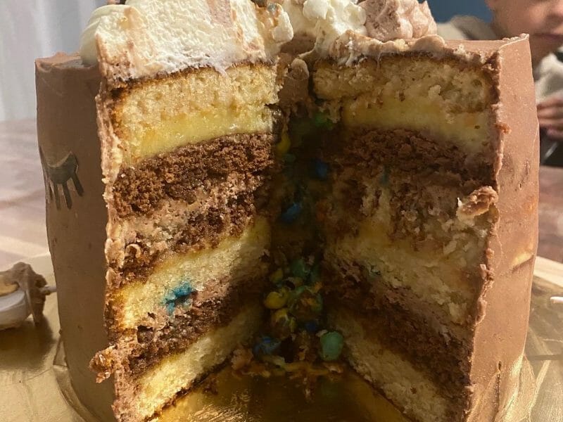 Cliquez pour zoomer ! Layer cake Kinder Bueno Thermomix par SarahSmct